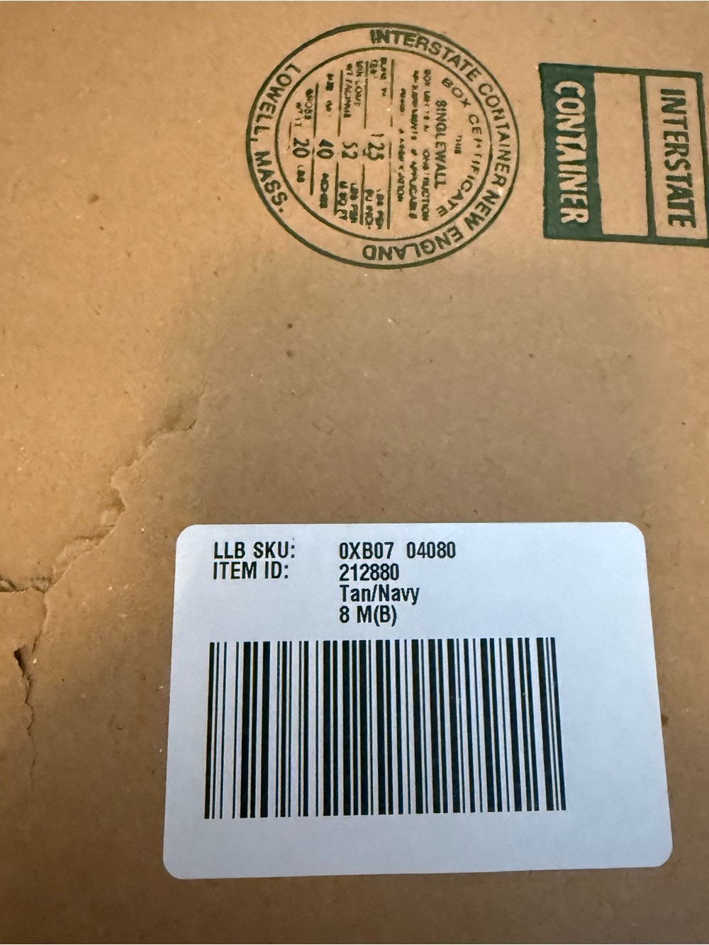 LL Bean - Women's Bean Boots, 8" - Tan/Navy - Size 8 - Picture 10 of 10
